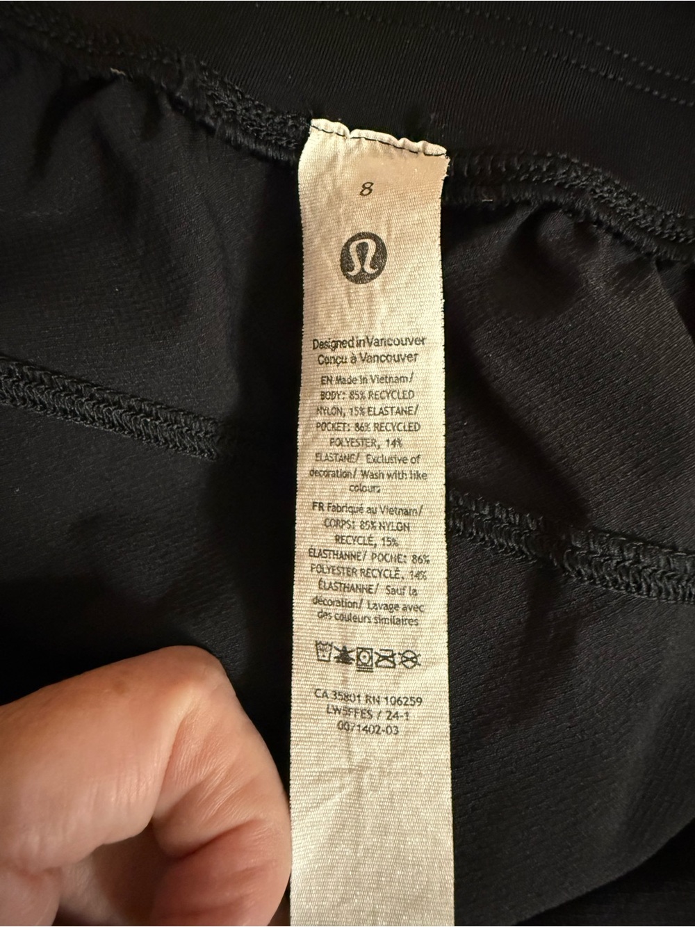 Lululemon License to Train High-Rise Pant Jogger Track Black Size 8 - Picture 9 of 10